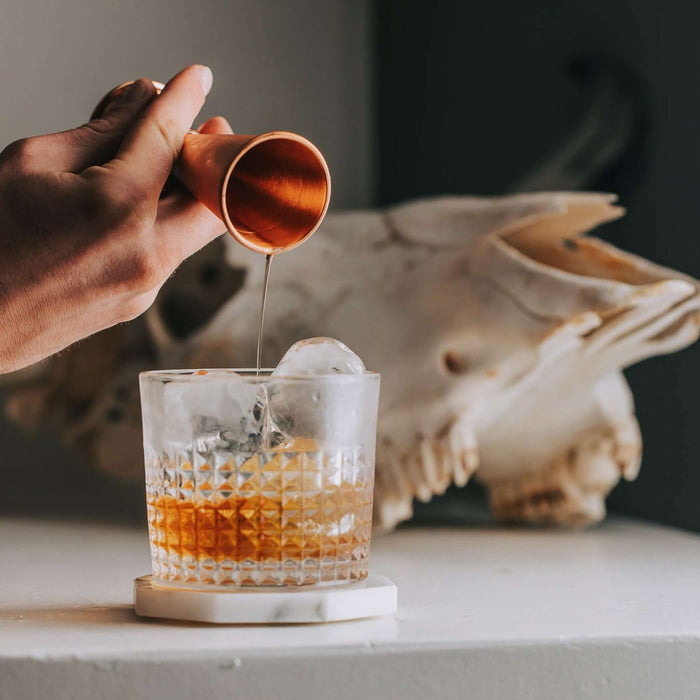 Solid Copper and Brass Japanese-style Jiggers