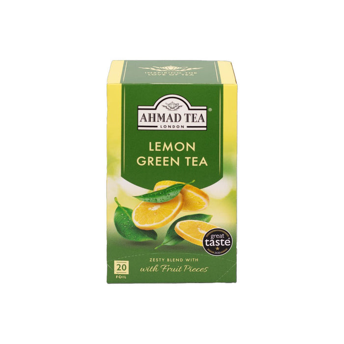Ahmad Green Tea with Lemon 20 foil tea bags