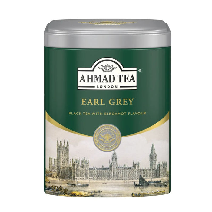 Ahmad Earl Grey Loose Leaf Black Tea in Tin 7oz/200g