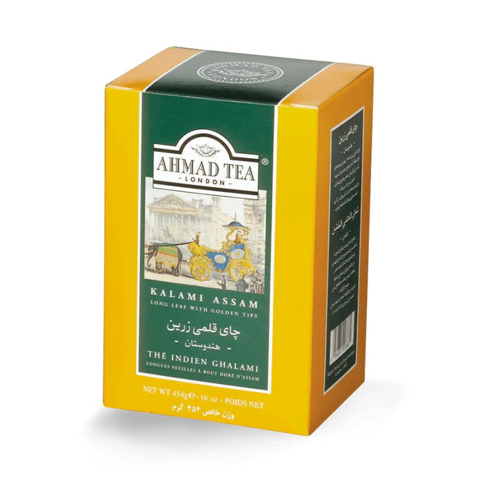 Ahmad Kalami Assam Loose Leaf Black Tea in Paper Carton 16oz/454g