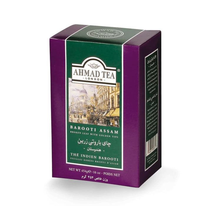 Ahmad Barooti Assam Loose Leaf Black Tea in Paper Carton 16oz/454g