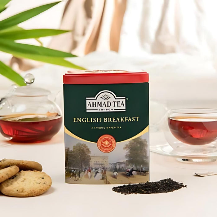 Ahmad English Breakfast Loose Leaf Black Tea in Tin 7oz/200g