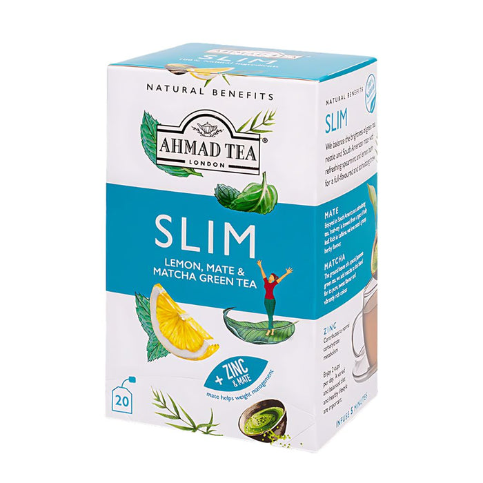 Ahmad Slim Green Tea 20 foil tea bags