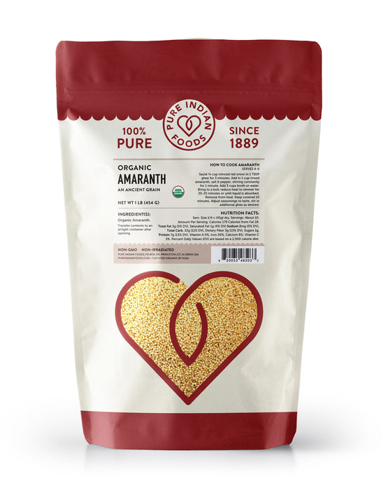 Amaranth, Certified Organic - 1 lb