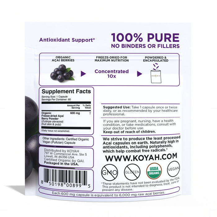 Organic Acai Capsules
