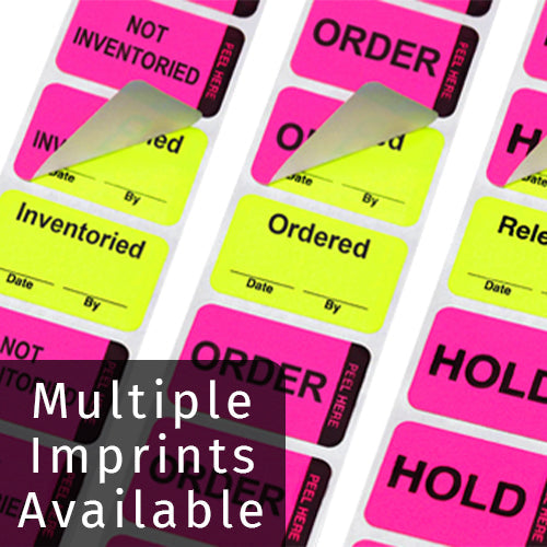 Action File Label Removable Double-Layer Action™ Quality Control Labels - 1