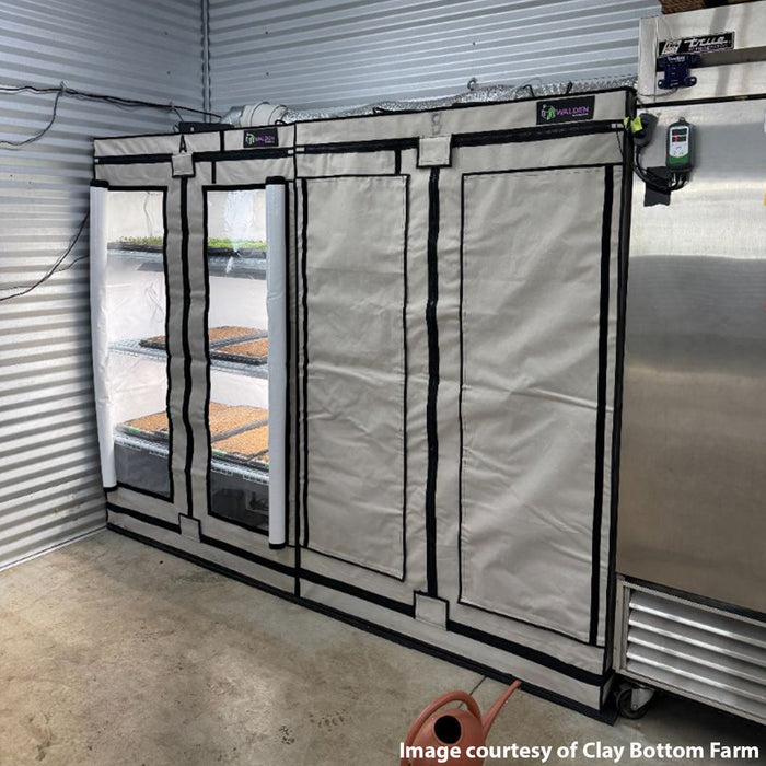 Clones & Cuttings 3-Tier Walden White LED Grow Tent Kit