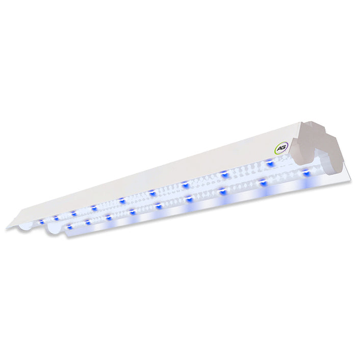 Integrated Dual T8 2FT LED Mushroom Grow Light (40W Eqv.) – Blue Sun Spectrum