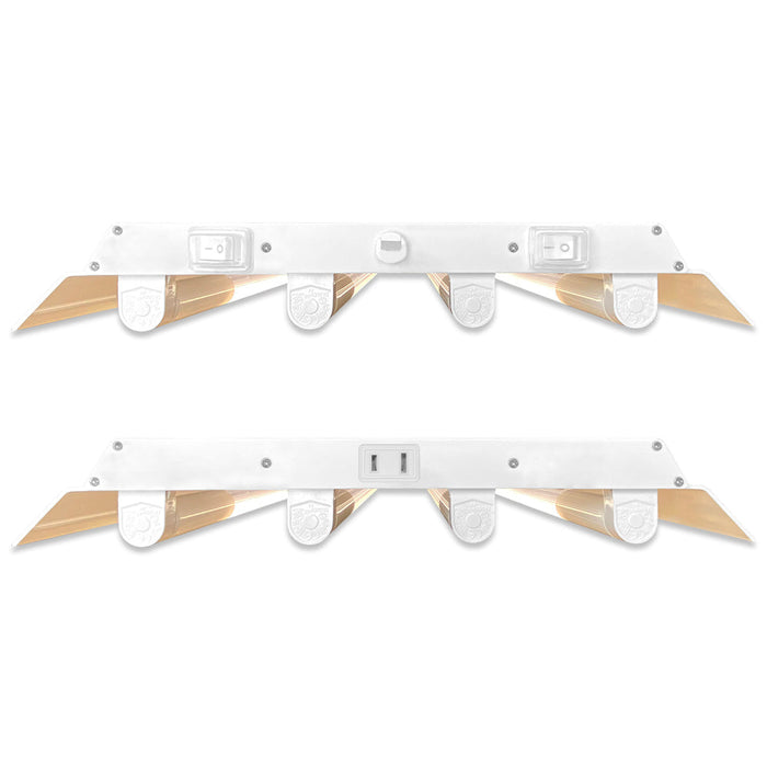 T5 HO 2.0 4FT 4 Lamp LED Mushroom Grow Light (216W Eqv.) – Blue Sun Spectrum