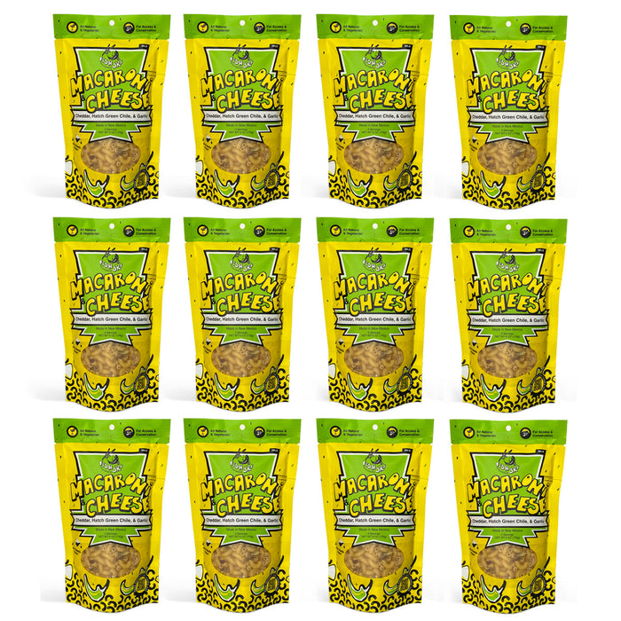 Hatch Green Chile, Garlic, Cheddar Mac and Cheese