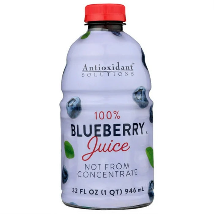 Antioxidant Solutions Blueberry Juice (32 Fl Oz/Pack of 6)