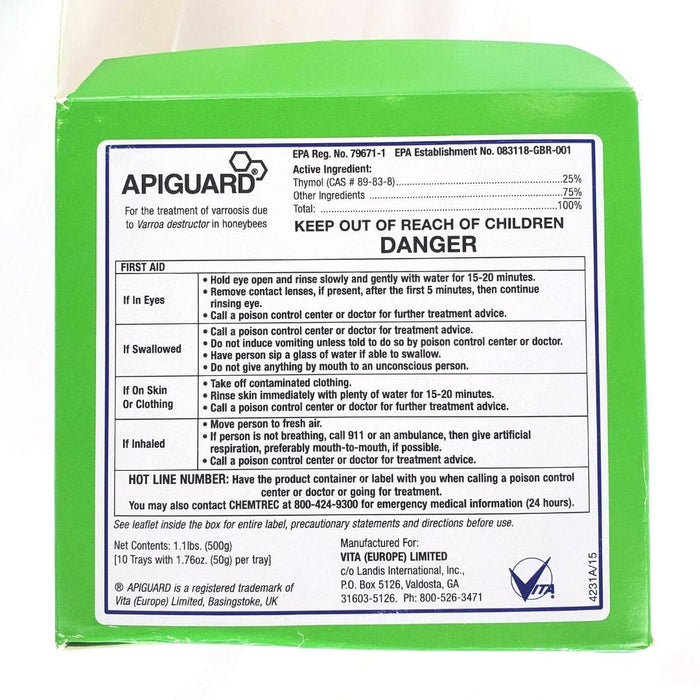 ApiGuard Varroa Mite Treatment