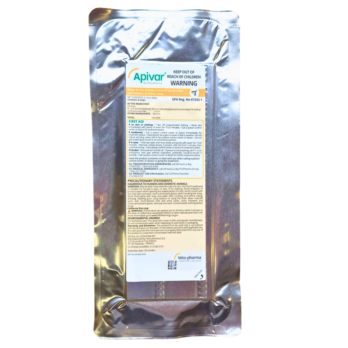 Apivar Original + Apivar 2.0 Varroa Mite Strips