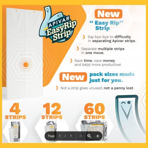 Apivar Original + Apivar 2.0 Varroa Mite Strips