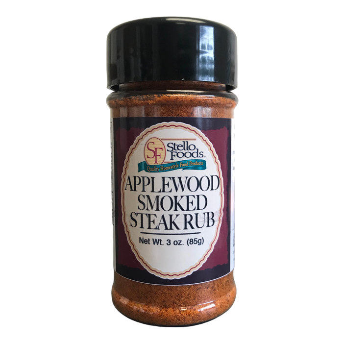Stello Foods Spices - Apple Wood Smoked Steak Rub 3.0 oz