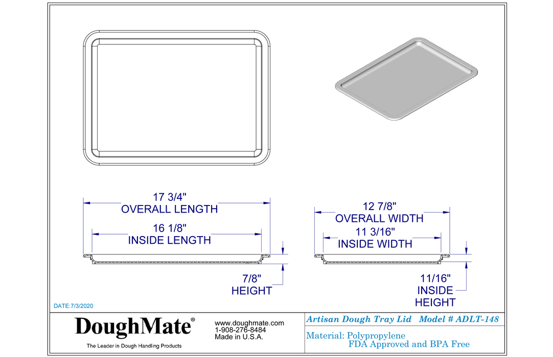 Doughmate Artisan Dough Tray Kit