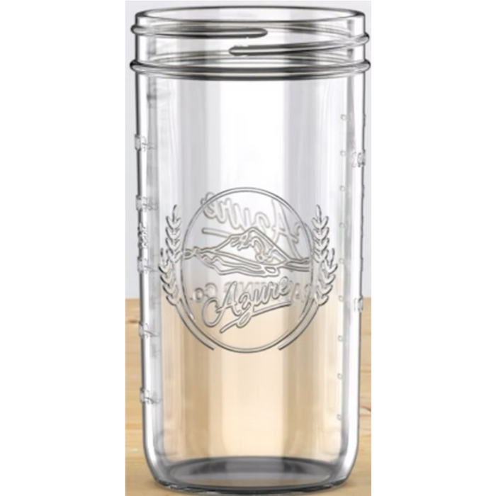 Azure Standard 24oz Wide Mouth Pint & Half Mason Jar
