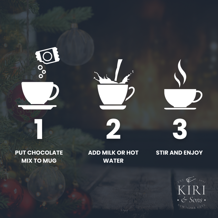 Gourmet Hot Cocoa Gift Set Cup Hot Chocolates - Set of 9 Flavors - Salted Caramel, French Vanilla, Caramel, Gingerbread, Mint, Amaretto & More - Holiday Christmas Gifts For Her, Him, Kids