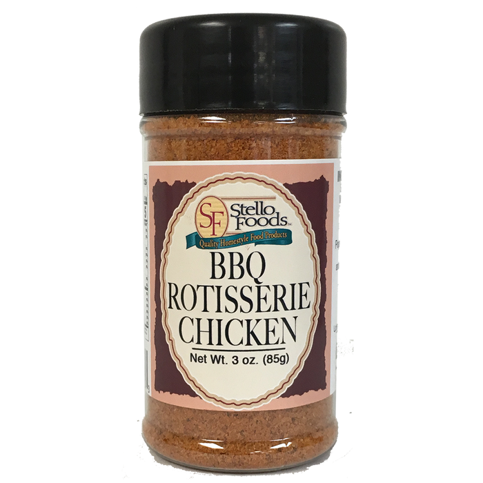 Stello Foods Spices - BBQ - Rotisserie Chicken 3.0 oz