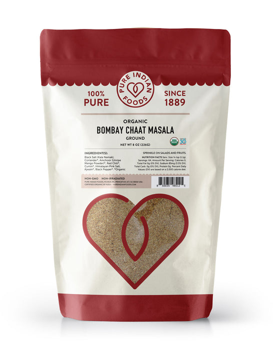 Bombay Chaat Masala Ground, Certified Organic