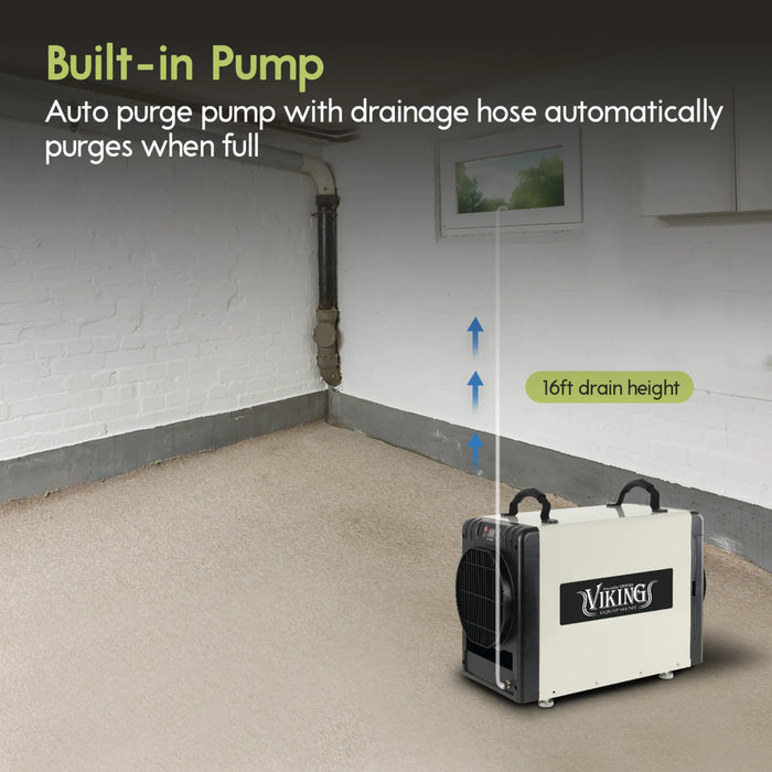 XPOWER BD-90P Viking Commercial Grade Dehumidifier - Industrial Use