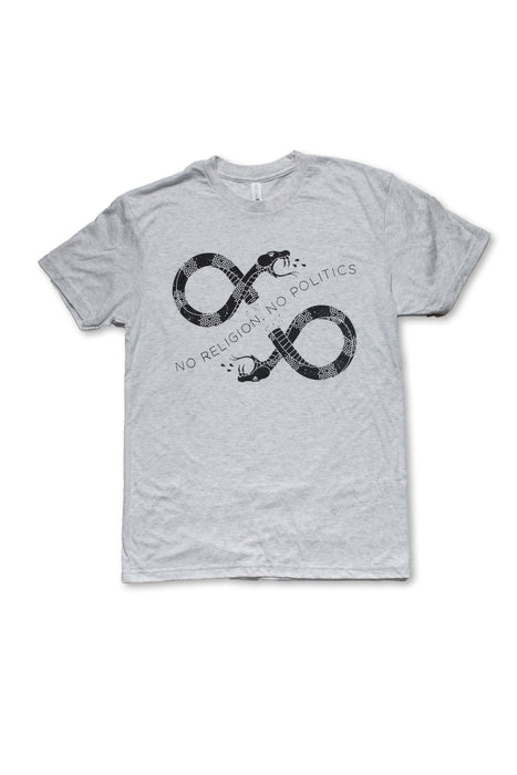No Religion No Politics T-Shirt (White)