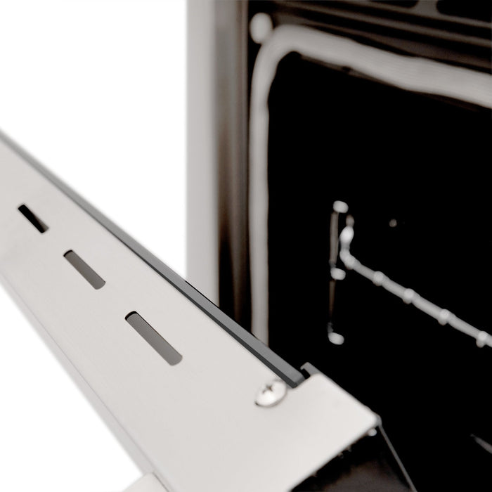 ZLINE 24" Professional Dual Fuel Range, Black Matte door, RA-BLM-24