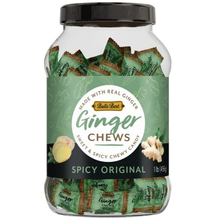 Balis Best Original Ginger Chews Jar