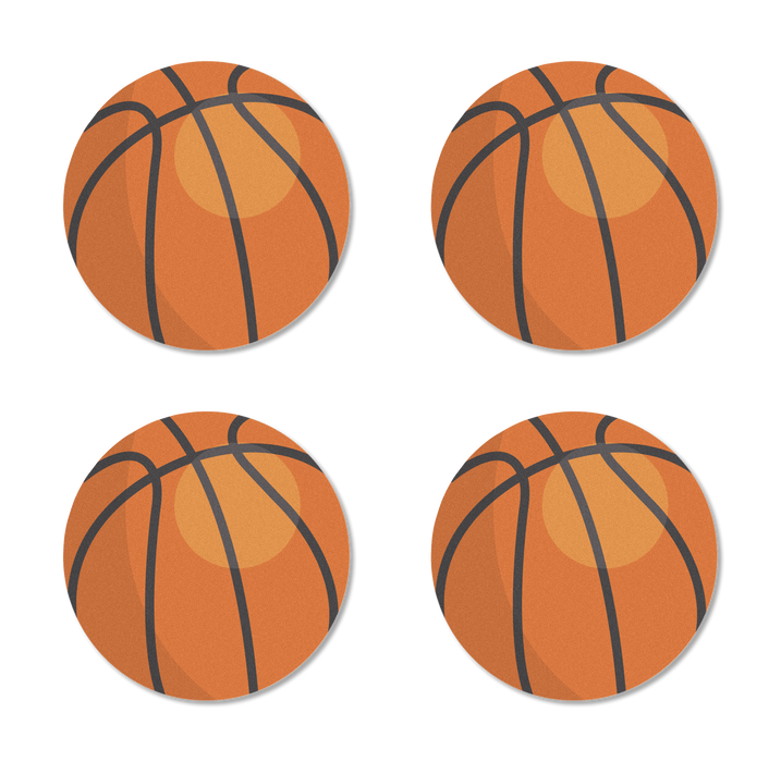 Basketball Edible Cupcake Toppers