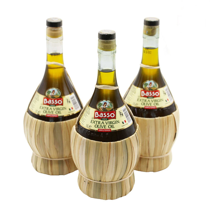 Basso 1904 Unfiltered “First Cold Pressed” Extra Virgin Olive Oil – 1 L (33.8 fl oz)