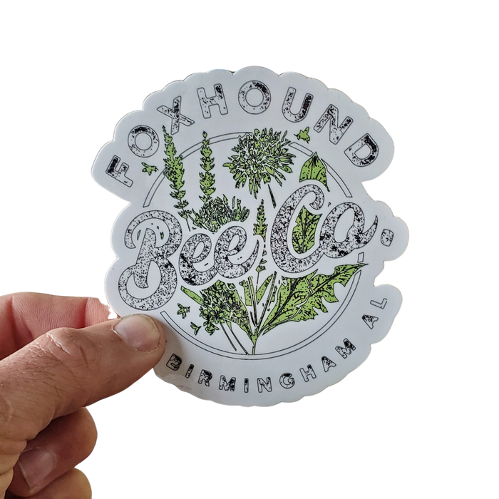 Bee Food Vinyl Sticker