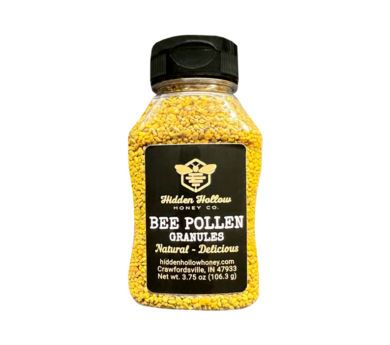 Bee Pollen Granules 3.75 oz - All Natural Health Food - Wildflower Pollen