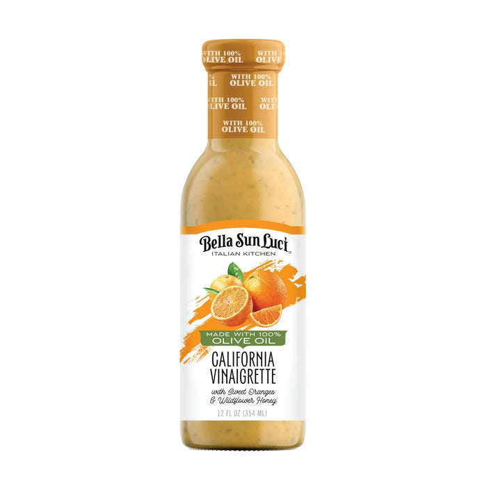 Bella Sun Luci Vinaigrette, 12 fl oz (Pack of 6) - California Gluten-Free Dressing