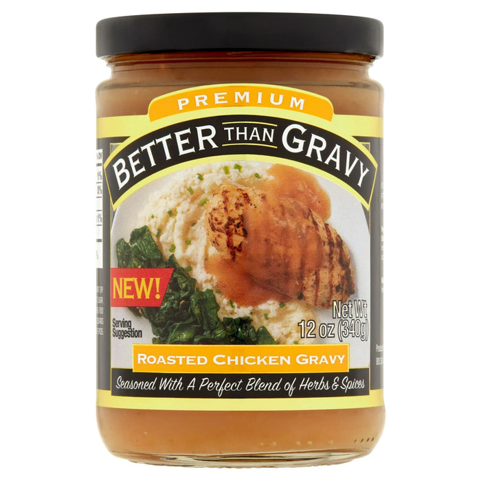 Better Than Gravy - Gravy Roasted Chicken, 12 oz (Pack of 12) - Savory Poultry Seasoning