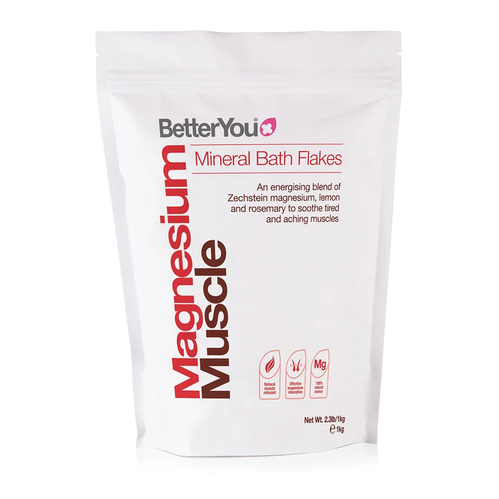 Betteryou - Magnesium Muscle Flakes 2.3 lb, (Ea) - Muscle Relaxation Soak