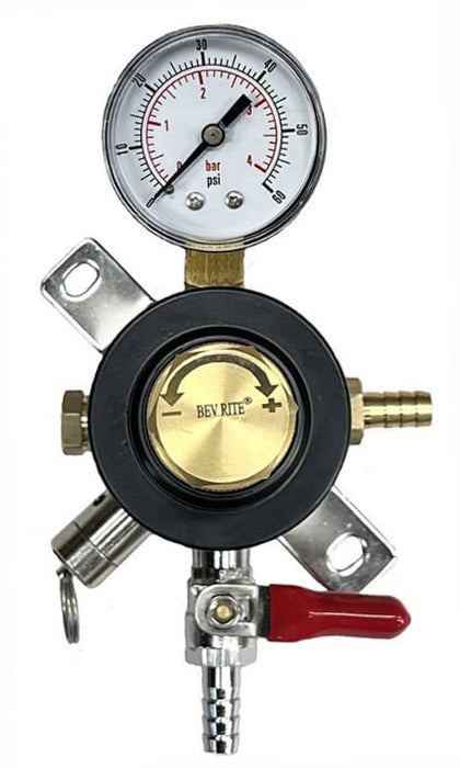 Bev Rite Secondary CO2 regulator, 5/16" Barb, 60lb