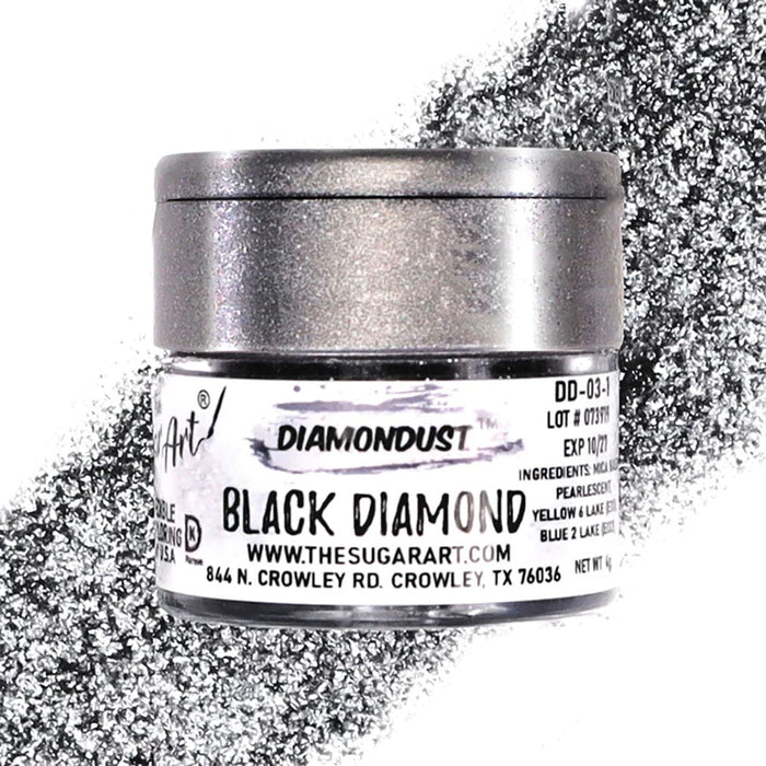 Black Edible Glitter