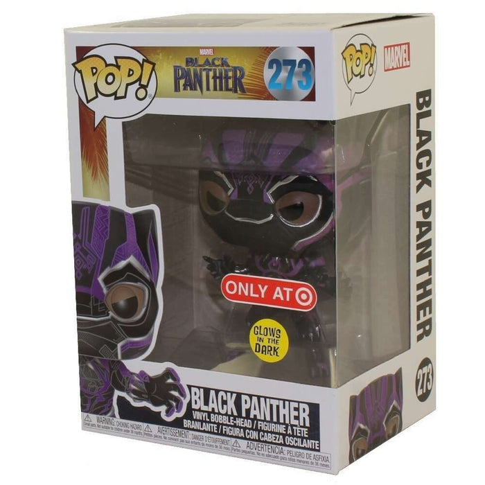 Funko POP! Marvel: Black Panther - Purple Glow Black Panther (Target Exclusive)