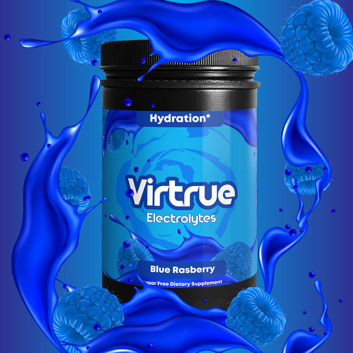 Blue Raspberry Electrolyte Hydration – Sugar-Free | Refreshing & Rapid Rehydration Formula