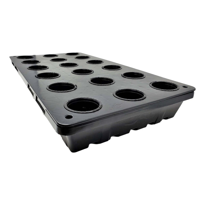 Net Pot Tray - 18 Holes - 10"x20"