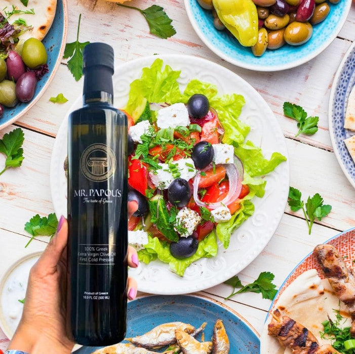 Mr. Papou's Authentic Extra Virgin Olive Oil Family Tin