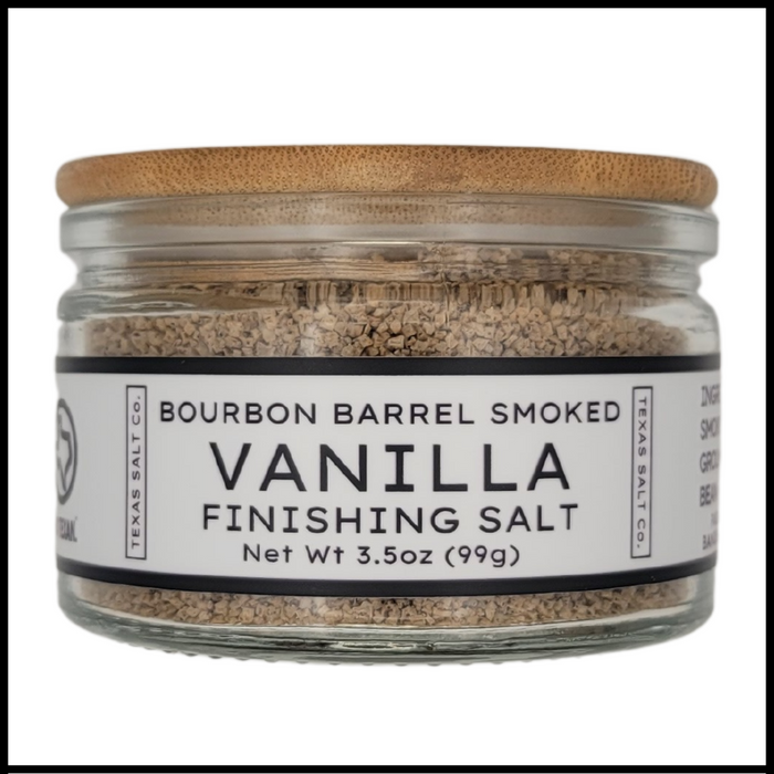 Bourbon Barrel Smoked Vanilla Finishing Salt