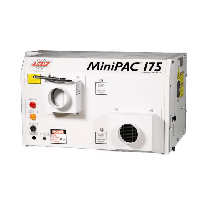 Bry-Air MiniPAC MP-175 - 175 CFM Desiccant Dehumidifier for Small Spaces & Laboratories - Low Humidity Control