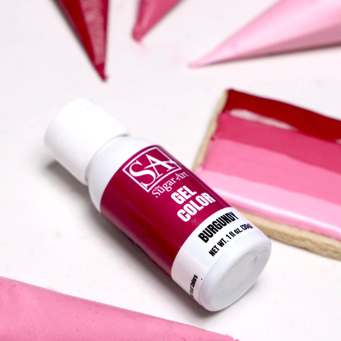 Burgundy Gel Food Color