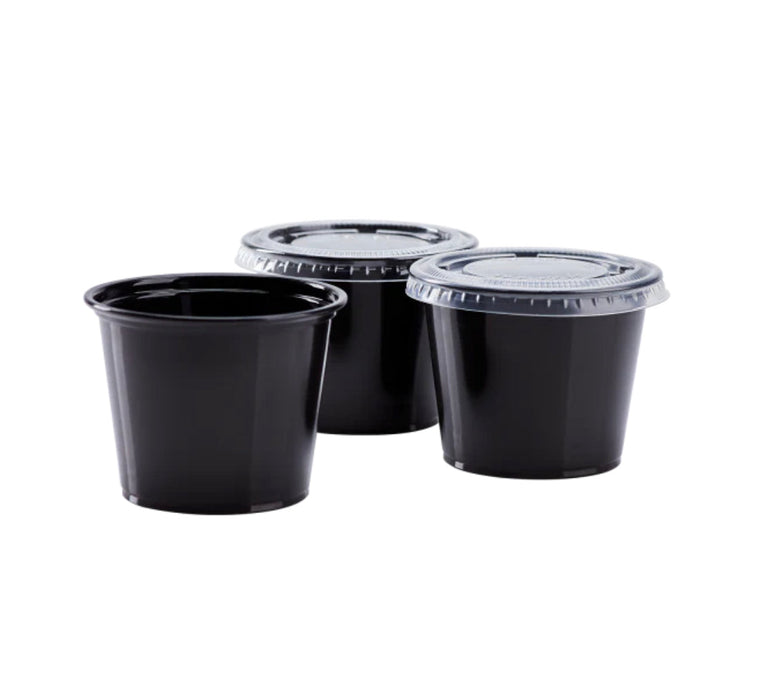 3.25 oz - 5.5 oz Lids for Portion Cups, PET (73mm) - 2,500 pcs