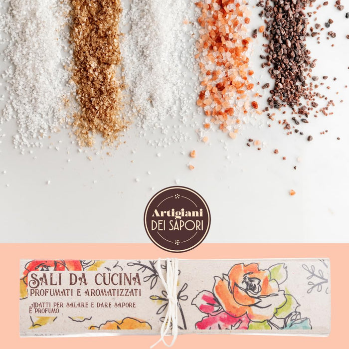 Artigiani dei Sapori, 4 Flavor Pack, Infused Sicilian Salts