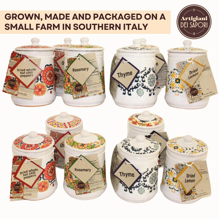 Artigiani dei Sapori, Italian Dried Garlic in Ceramic, 0.7oz, (19g)