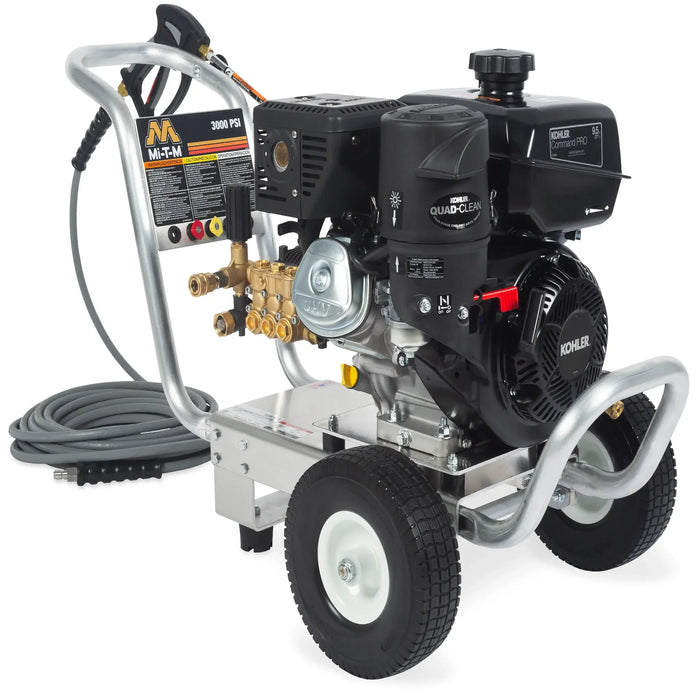 Mi-T-M CA-3003-1MAK Aluminum Pressure Washer – 3000 PSI, 3.0 GPM, Kohler CH395