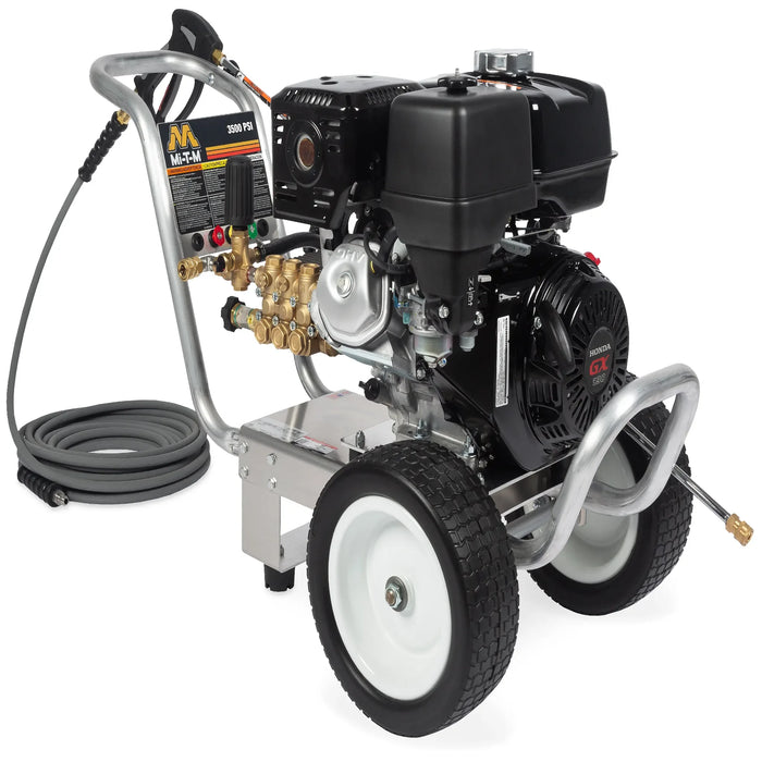 Mi-T-M CA-3504-1MGH Aluminum Pressure Washer – 3500 PSI, 4.0 GPM, Honda GX390