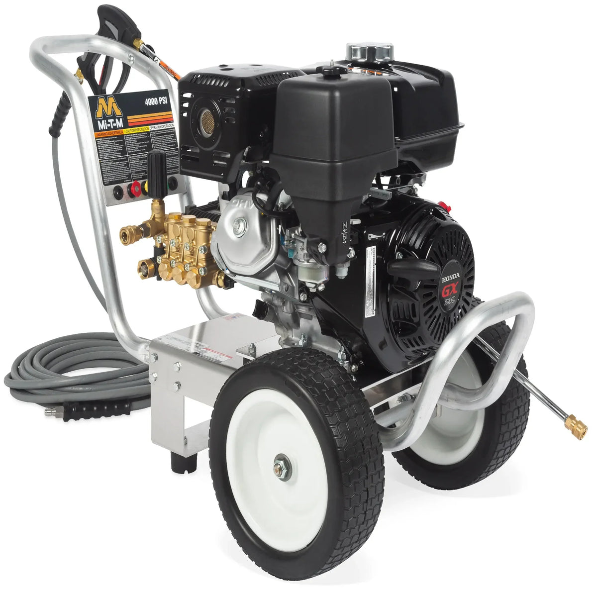 Mi-T-M CA-4004-1MAH Aluminum Pressure Washer – 4000 PSI, 3.5 GPM, Hond ...